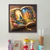 Castle In The Book-11CT Stamped Cross Stitch 50*50cm/19.69*19.69in tapestrymarket