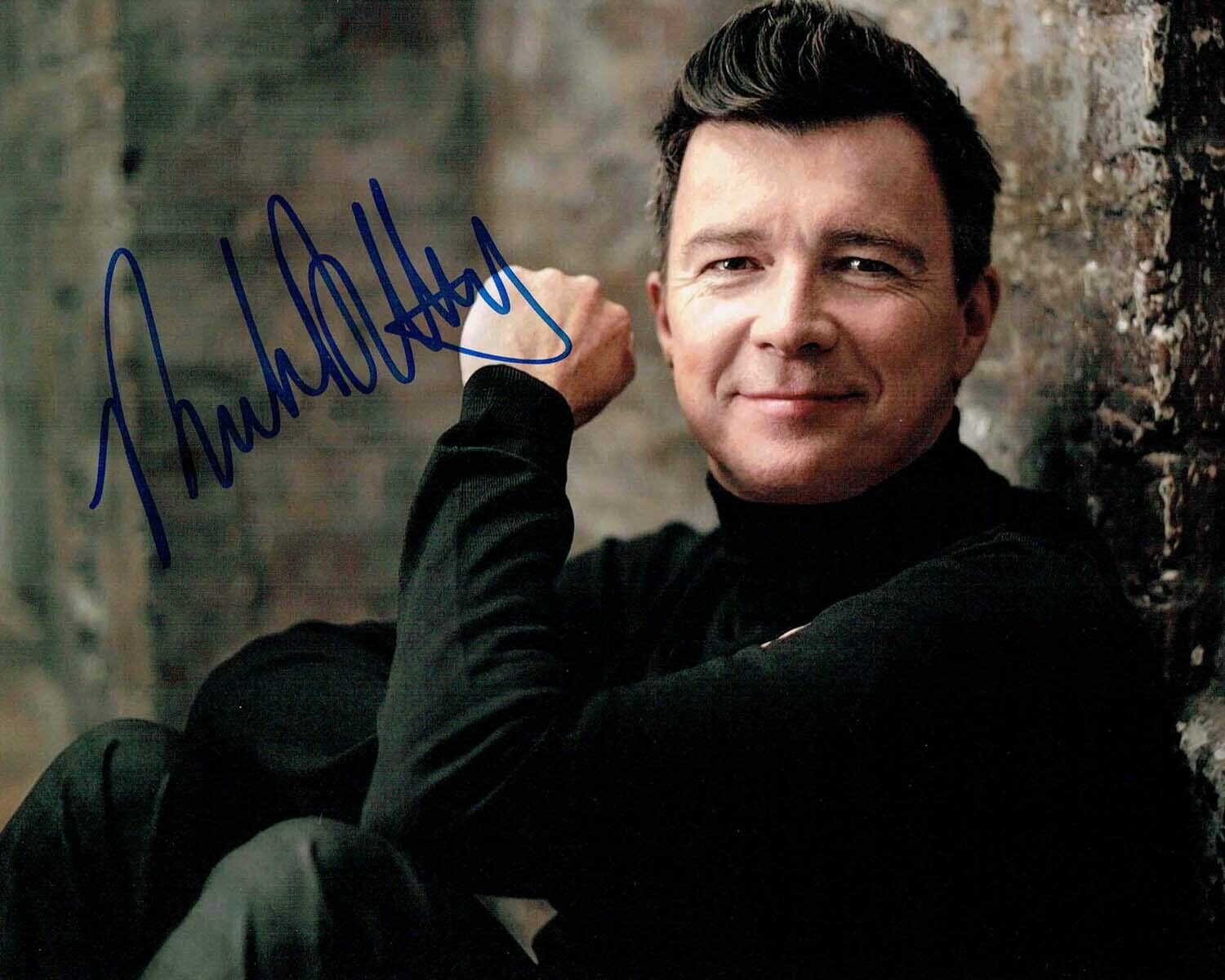 Rick ASTLEY SIGNED Autograph 10x8 Photo Poster painting 1 AFTAL COA 80s Music Singer