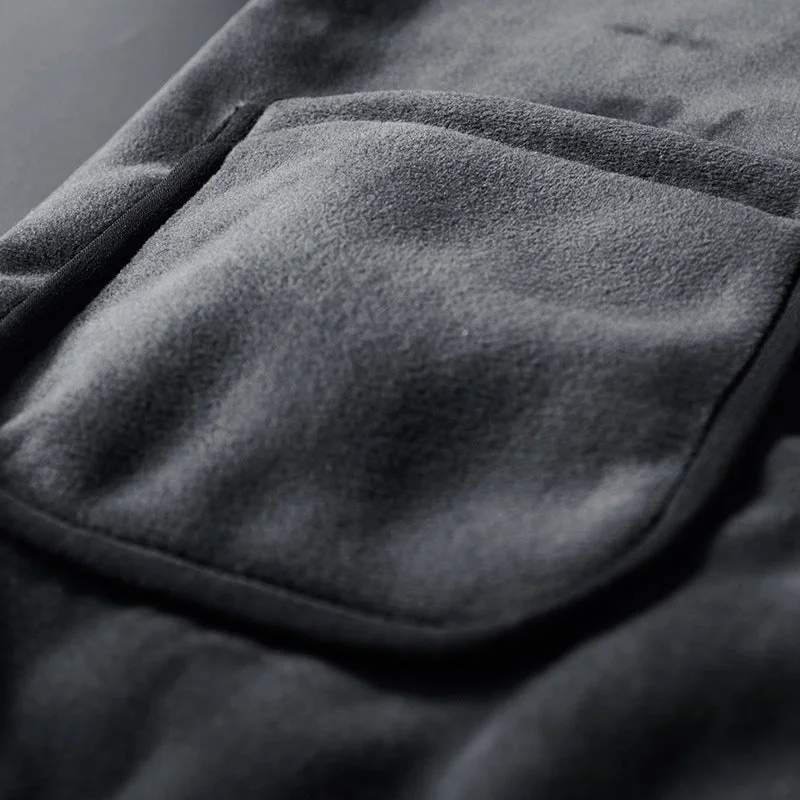 Men's Winter Coat Sherpa Lined Jacket Vest Jacket