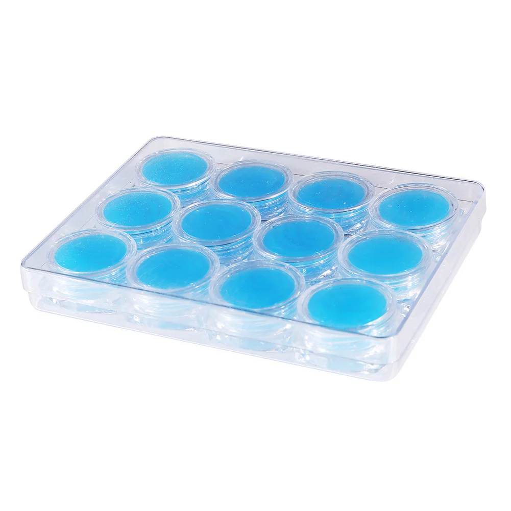 12pcs Glue Clay Tool Diamond Painting Accessories DIY Crafts Point Drill Clay Box