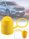 Car Trailer Ball Cap PVC Tow Bar Cap Waterproof for Car Ball Head (Red)