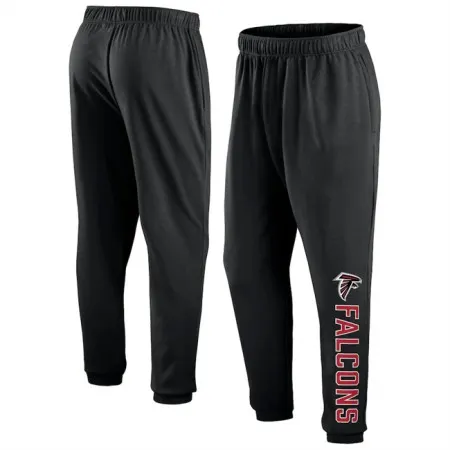 Men's Atlanta Falcons Black Chop Block Fleece Sweatpants MB7N