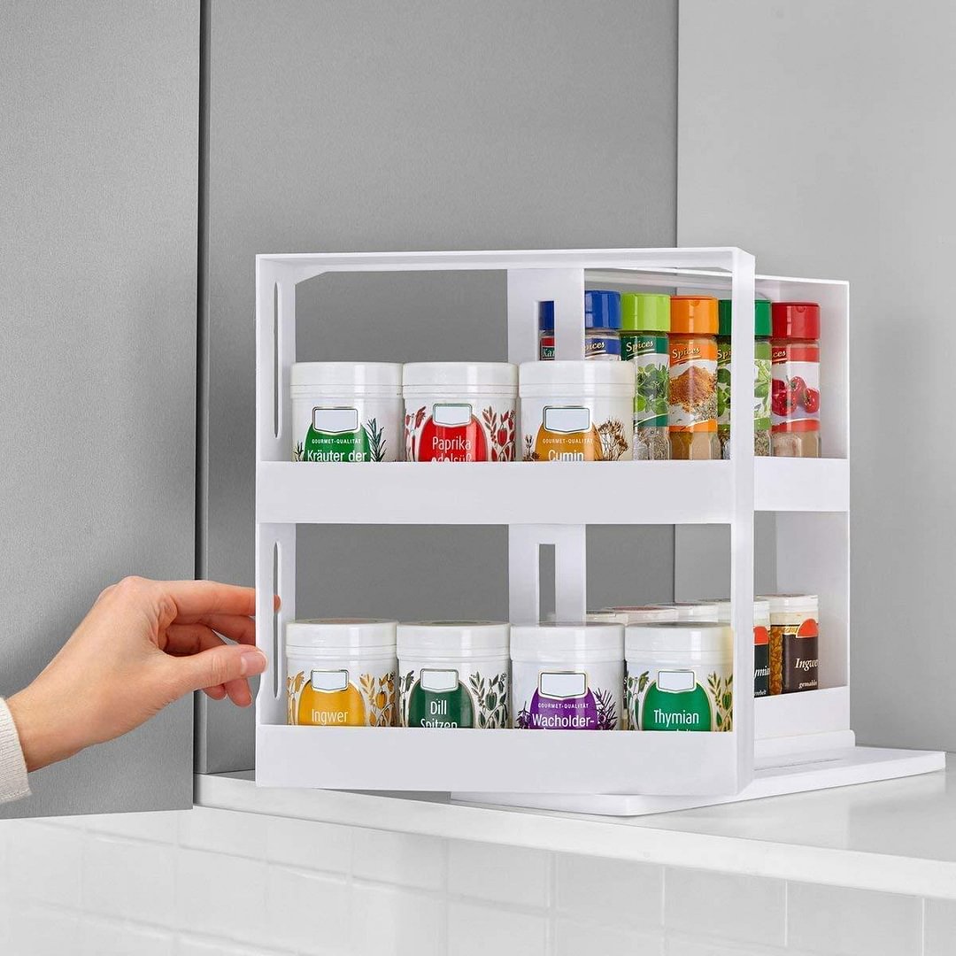 Rotating Kitchen Storage Rack