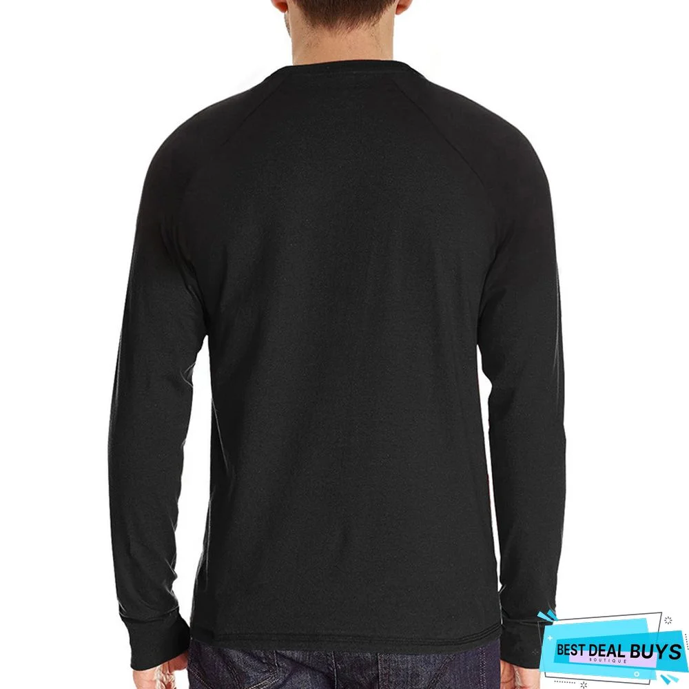Men's Wear Long Sleeve T-Shirt Round Neck Bottoming Shirt