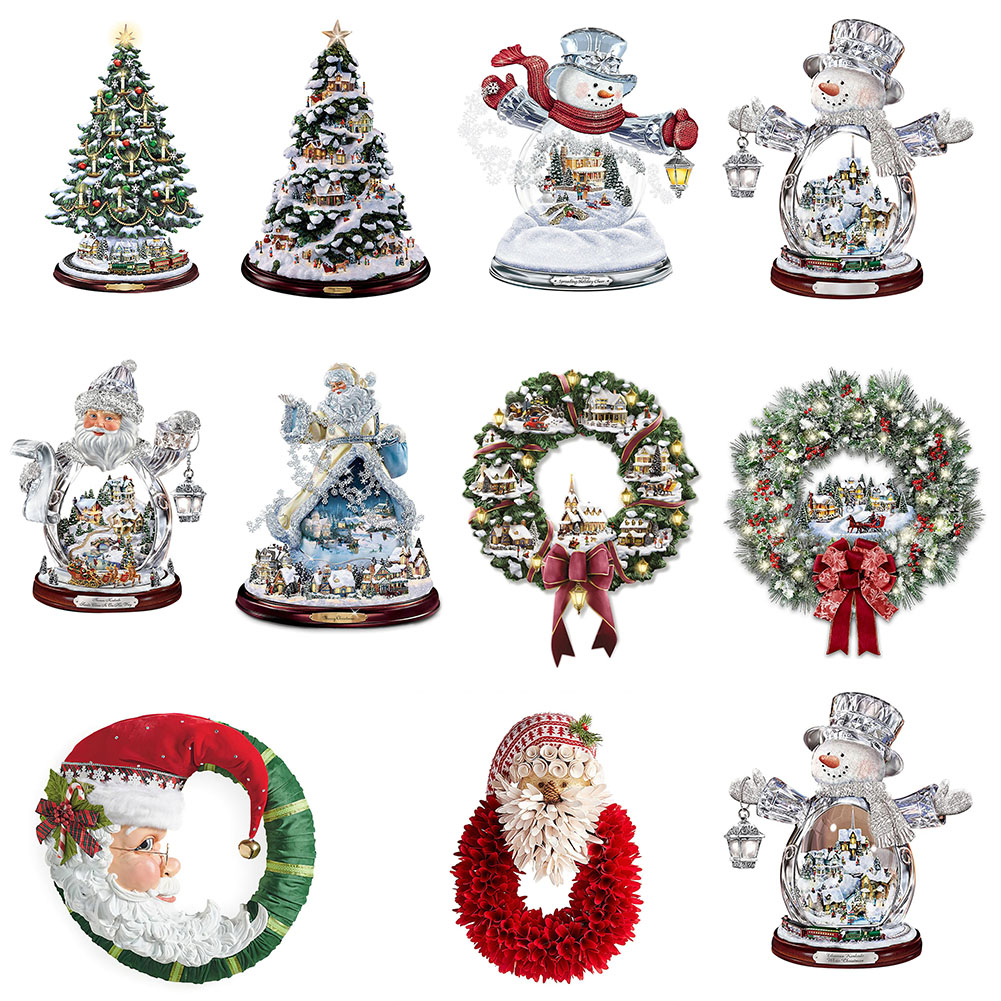

Crystal Tree Christmas Sticker Waterproof Window Glass Paste DIY Decoration, 501 Original