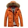 Men's Winter Thick Down Jacket With Large Fur Collar