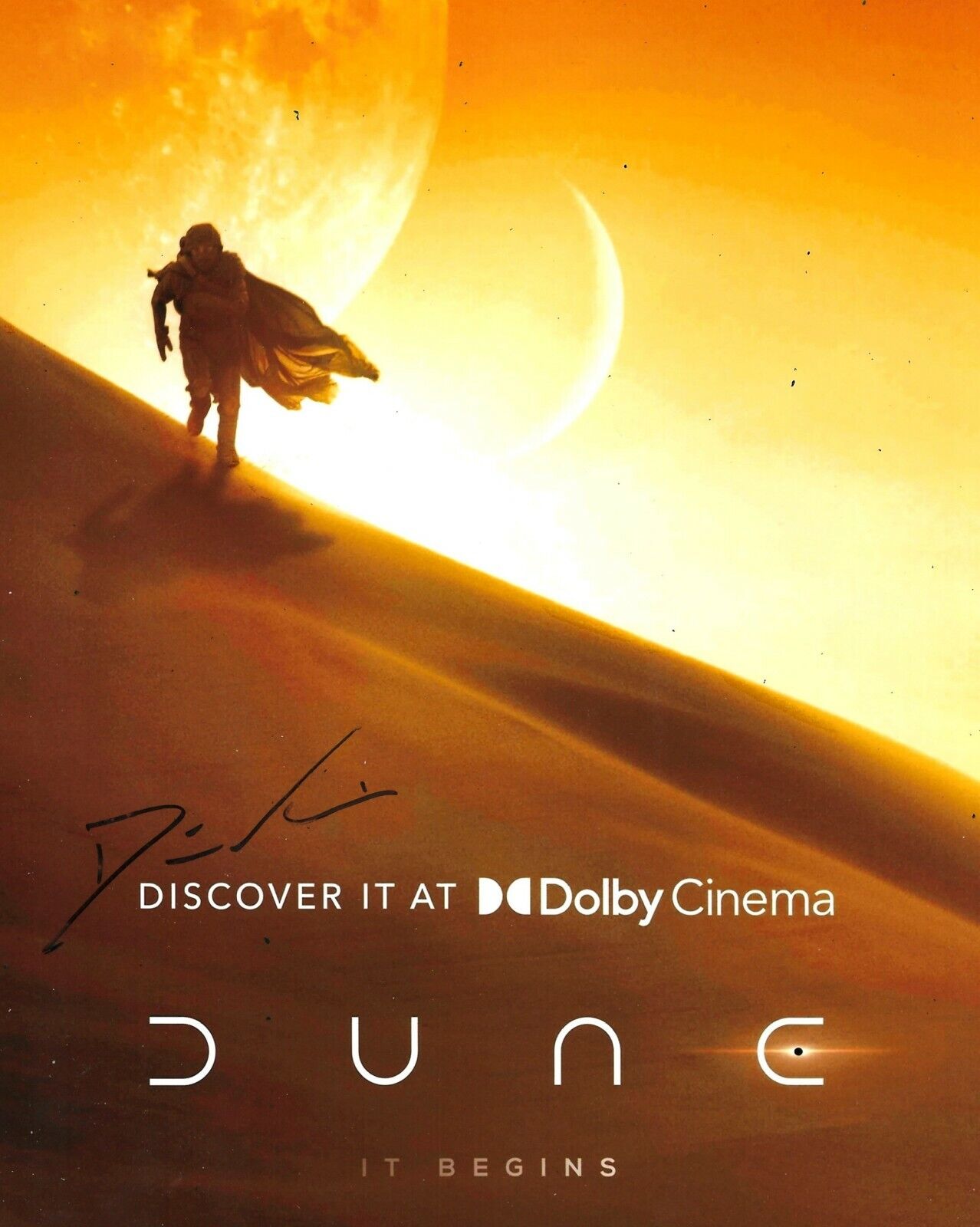 Denis Villeneuve Signed Dune 10x8 Photo Poster painting AFTAL