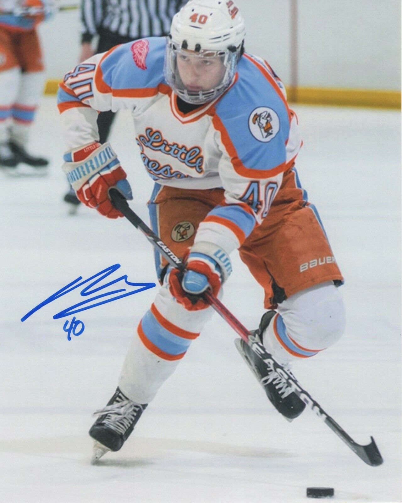 ANTONIO STRANGES SIGNED LITTLE CAESARS LONDON KNIGHTS 8X10 Photo Poster painting DALLAS STARS