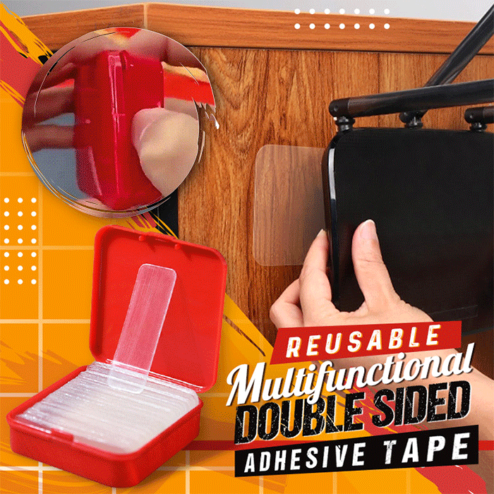 50% OFF- Reusable Multifunctional Double Sided Adhesive Tape(60 PCS)- 🔥BUY 3 GET 2 FREE