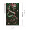 (40*70cm)Dragon - Round Partial AB Drill Diamond Painting