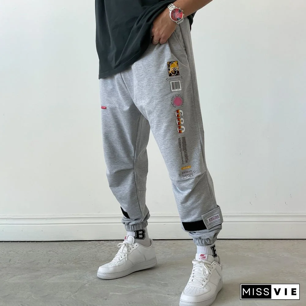 680 Gray Sports Casual Pants