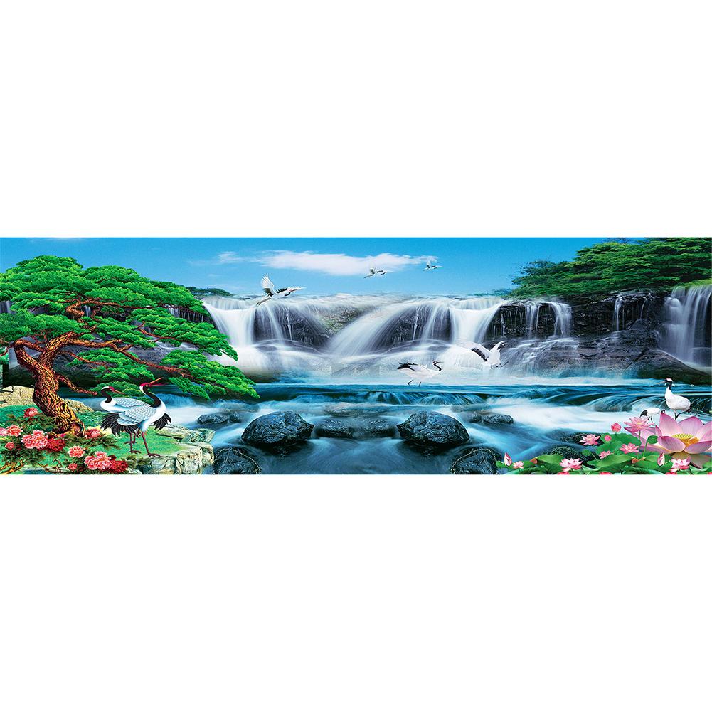 

30*30CM - Waterfall View - Round Drill Diamond Painting, 501 Original