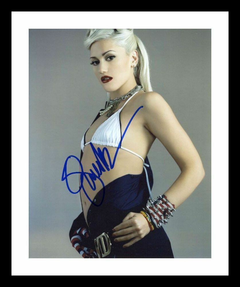 Gwen Stefani Autograph Signed & Framed Photo Poster painting 2