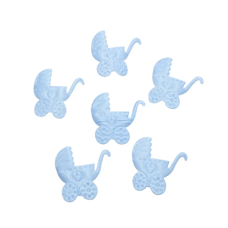 100Pcs Blue Pink Baby Shower Table Confetti Kids Birthday Party Footprint Pacifier Sprinkles Baby Shower Boy Girl Decoration