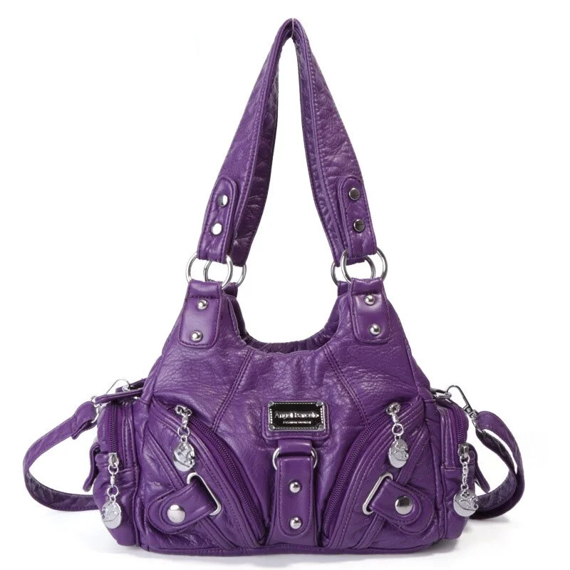 Pongl Women Handbags Luxury Soft PU Leather Shoulder Bags 2021 Hot High Quality Large Capacity Shopping Tote Bags Ladies Fashion Purse