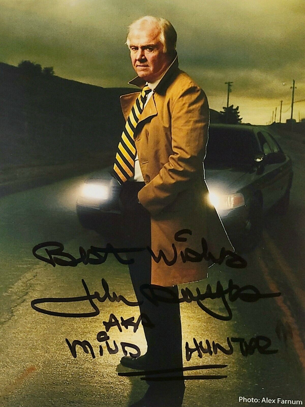 John Douglas Hand Signed Autograph Photo Poster painting FBI Profiler Real Life Mindhunter