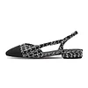 20mm Women&lsquo;s Classic Knit Flat Pumps Closed Round Toe Splicing Casual Shoes