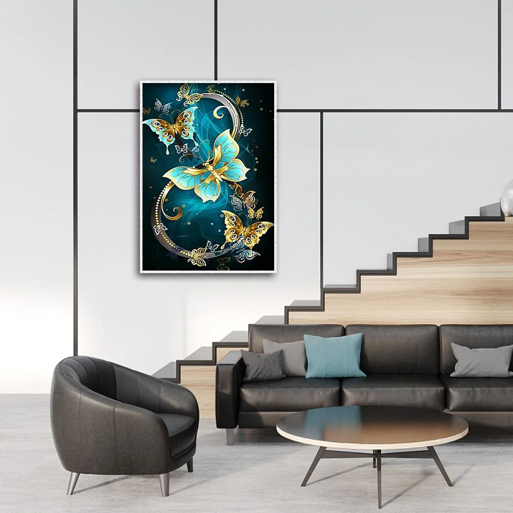 Diamond Painting - Full Round Drill - Butterfly