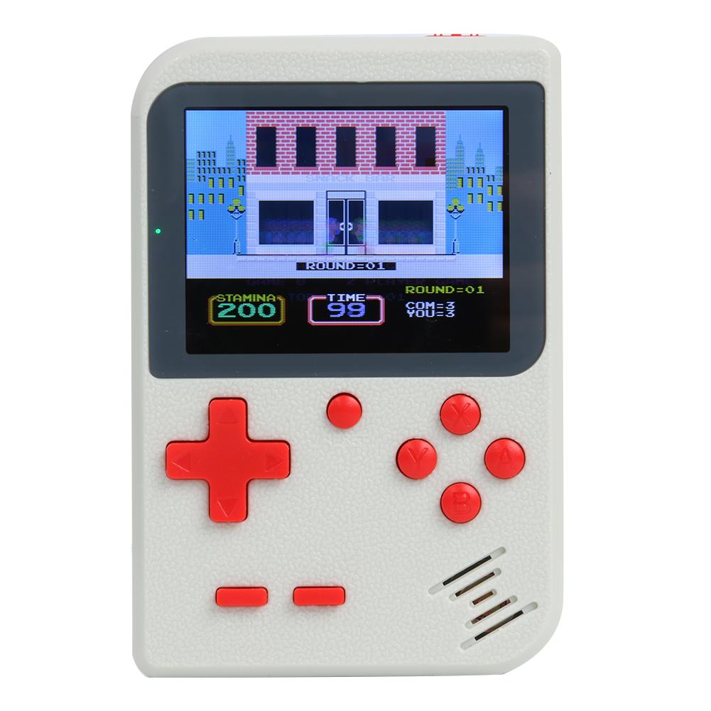 

GC26 Video Game Console Retro Mini Handheld Game Player Built-in 500 Games, White, 501 Original