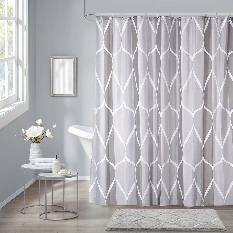 Chinoiserie Vacation Plant Polyester Shower Curtain