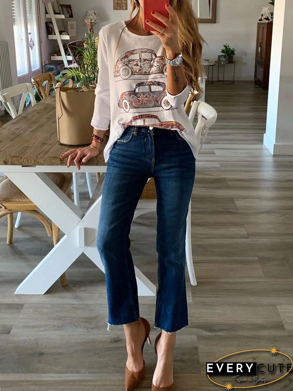 Casual Long Sleeve T-shirt