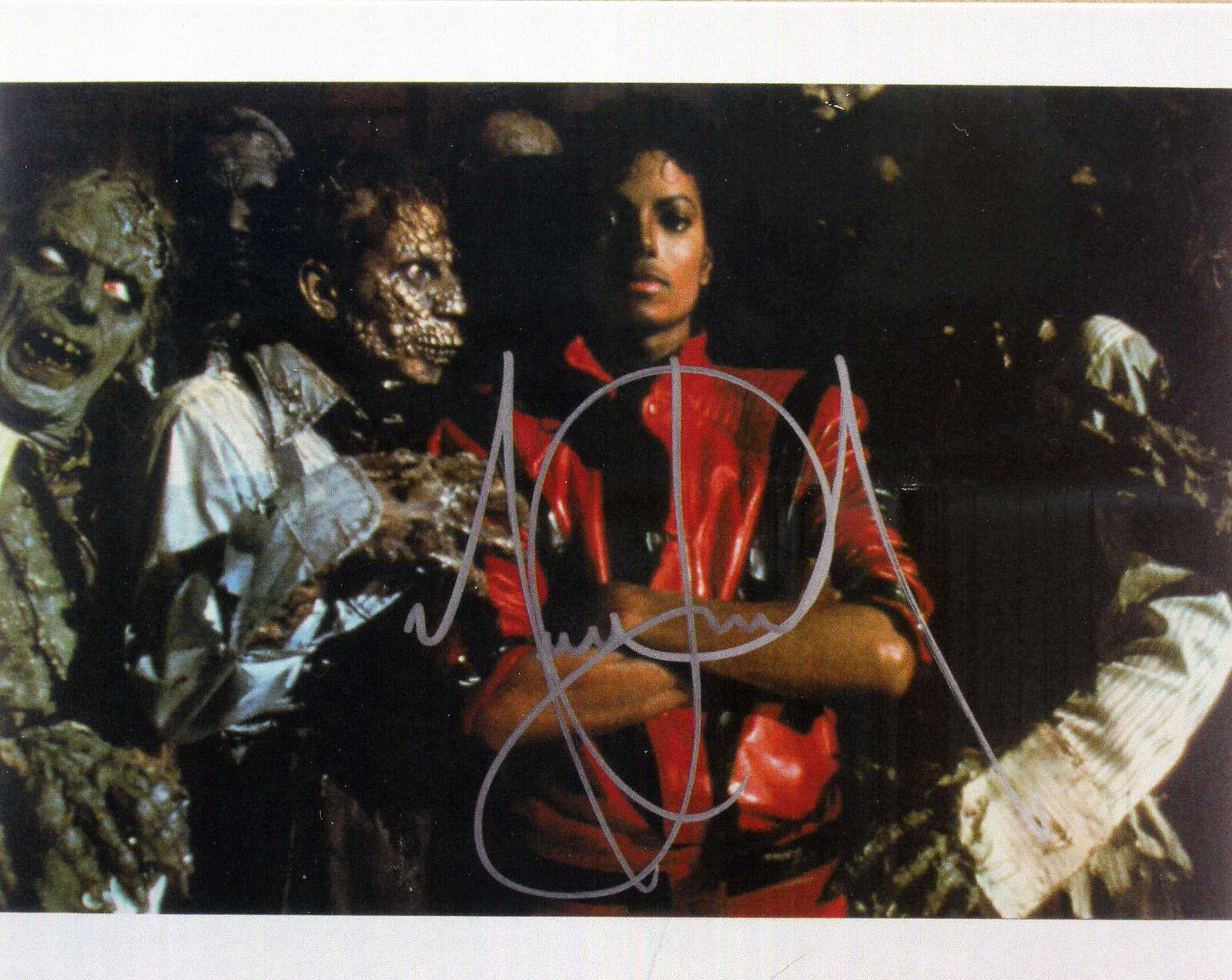 MICHAEL JACKSON Signed 'Thriller Video' Photo Poster paintinggraph - Singer Vocalist - preprint