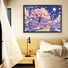 Under Cherry Trees-11CT Stamped Cross Stitch 81*62cm/31.89*24.41in(Big Size) tapestrymarket