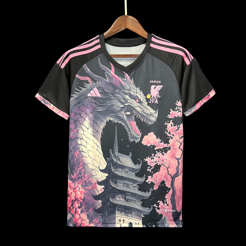 Japan Sakura Dragon Limited Edition Shirt Kit 2023-2024 - Black