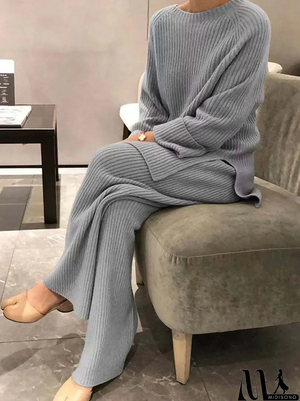 MidiSono - Casual Long Sleeve Suit