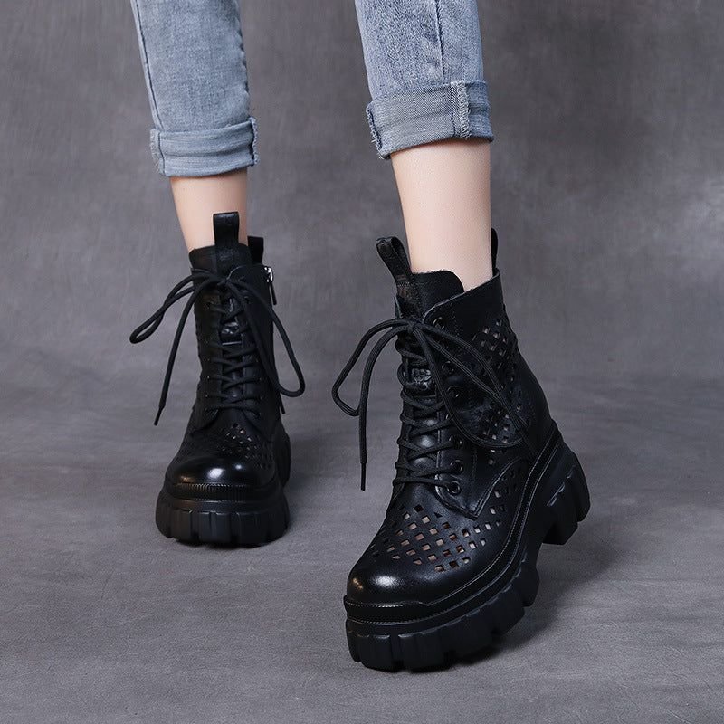 Women's Casual Shoes GRCL0347 Handmade Leather Boots