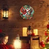 Diamond Painting Christmas Cardinal Wall Clock