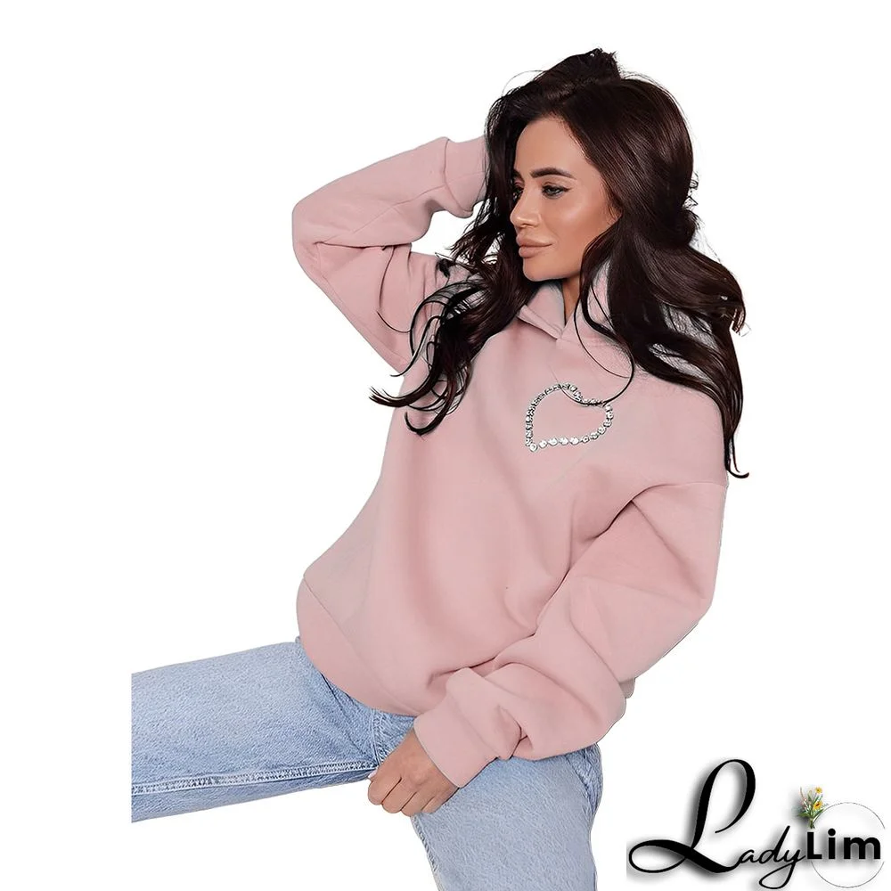 Fall Women's Pullover Hoodie Loose Fit Women's Hoodies