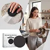 3pcs Round Kitchen Clean Sponges for Stainless Steel Soft Absorbent Non-Scratch Compressed Dish Scrubber for Household Cleaning Pot