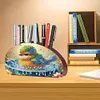 (US Local)Wood Bird Diamond Painting Storage Rack DIY Diamond Art Sundries Container