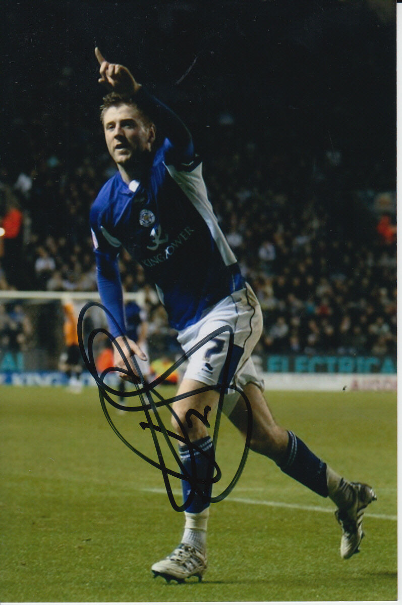 LEICESTER CITY HAND SIGNED PAUL GALLAGHER 6X4 Photo Poster painting 3.