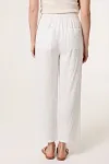 Linen Look Beach Pants, Relaxed Fit Women Trousers, Guangzhou Clothing Factory, Sustainable Fashion Wholesale, Plus Size Summer Bottoms