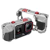 Quick Release Holder Mount for Insta360-AcePro2 Aluminum Frame Protective Frame Housing Case with Cold Shoe Mounts 1/4 Threaded Hole for Video Light Microphone