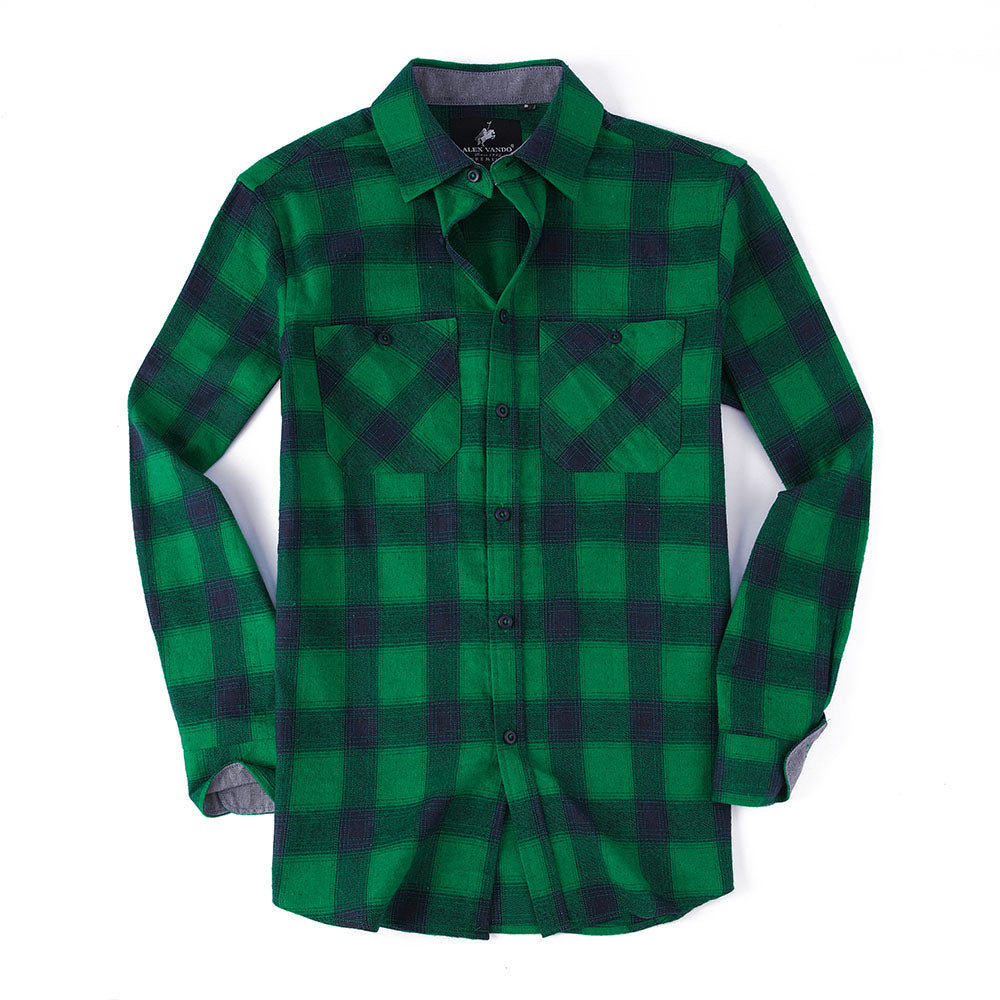 Jeetoo Mens Buffalo Plaid Flannel Shirts Cotton Long Sleeve Checkered Shirt  for Men Button Down White Black Buffalo S : : Clothing, Shoes &  Accessories