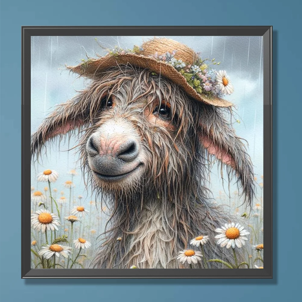 Diamond Painting - Full Round Drill - Donkey(Canvas|30*30cm)