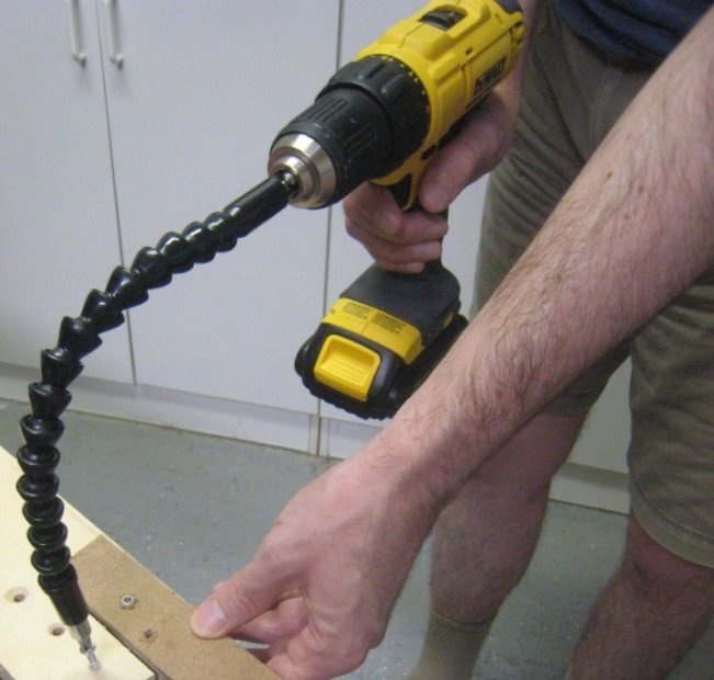 flexible drill extension
