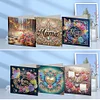 uk.everydayedeals 6Pcs DIY Diamond Painting Greeting Card - Flowers
