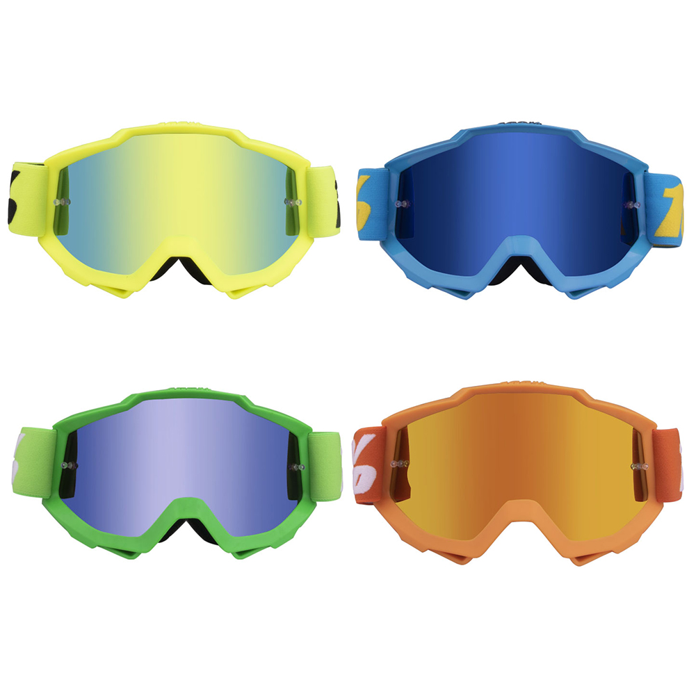 

337 TPU Frame Motocross Goggles Skiing Off Road Dirt Bike Racing Eyewear, Green, 501 Original
