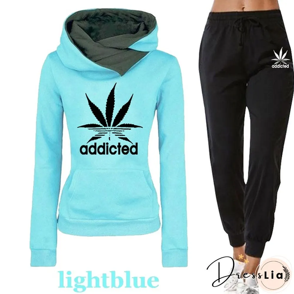 Womens High Collar hoodie for autumn and winter outdoors casual wear fashion sportswear