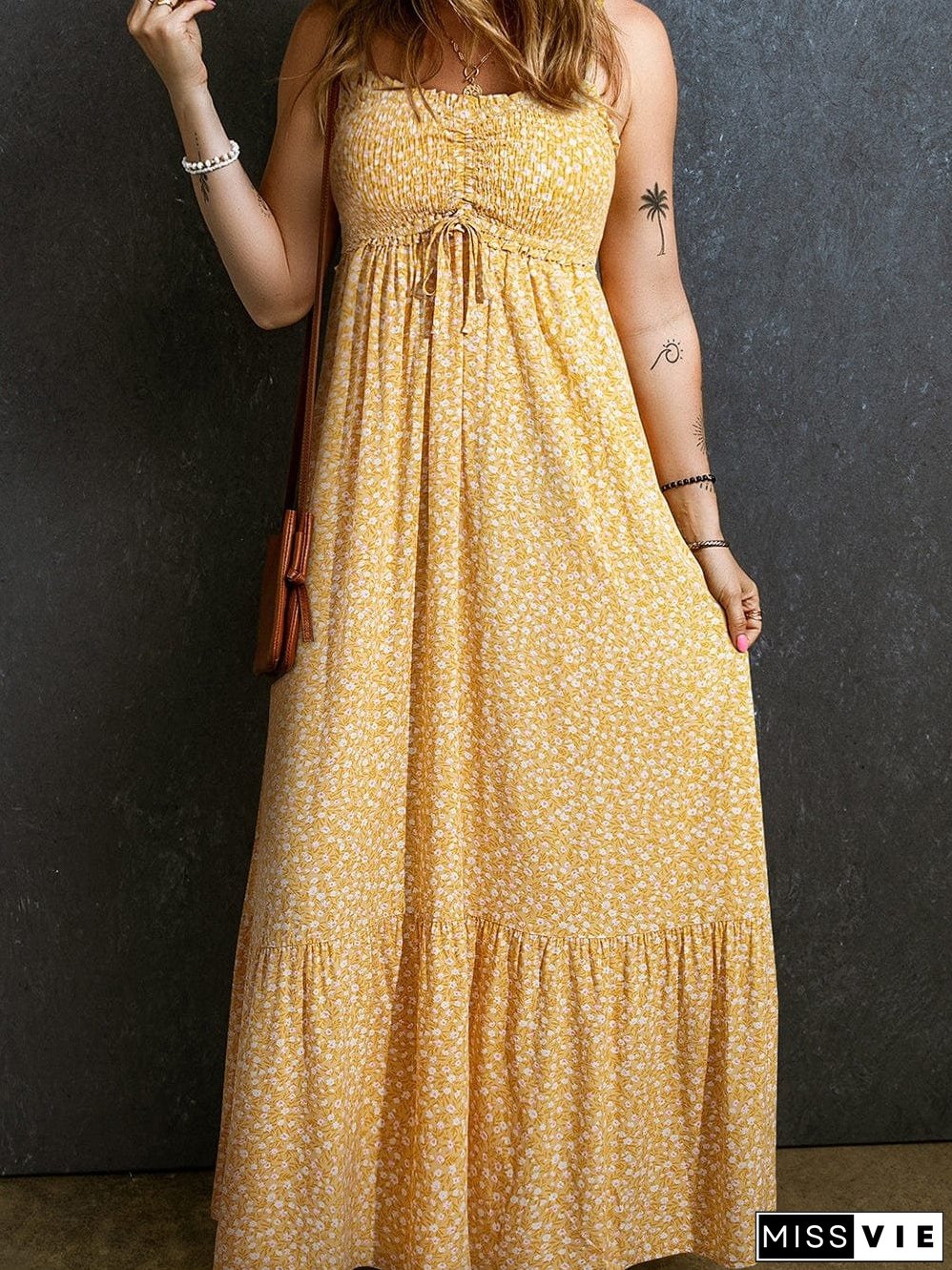 Casual Multicolor Printed Button Shirt Dress
