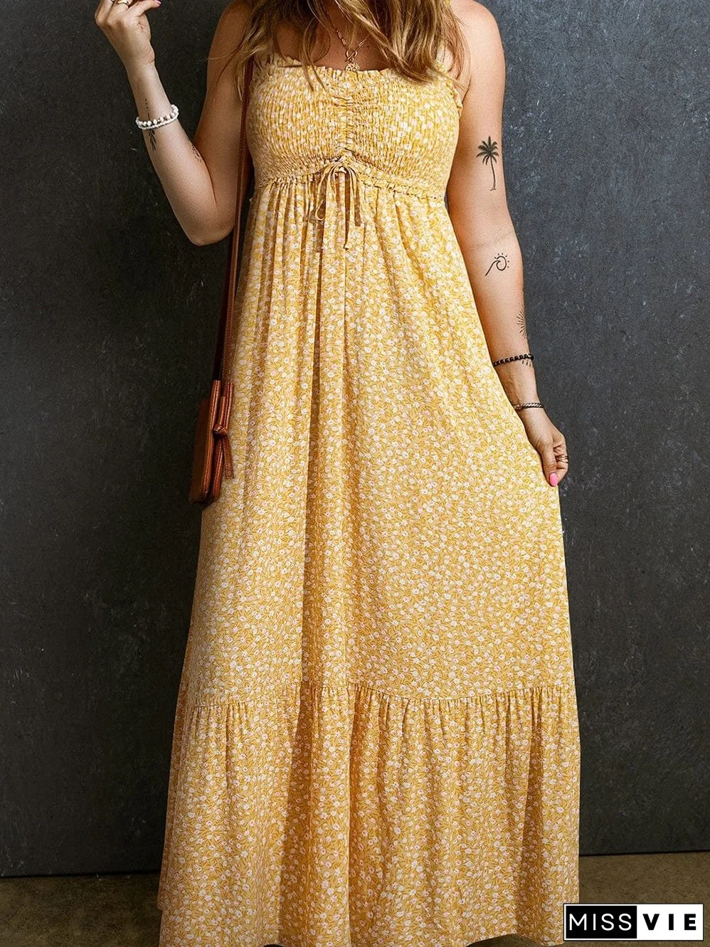 Casual Multicolor Printed Button Shirt Dress