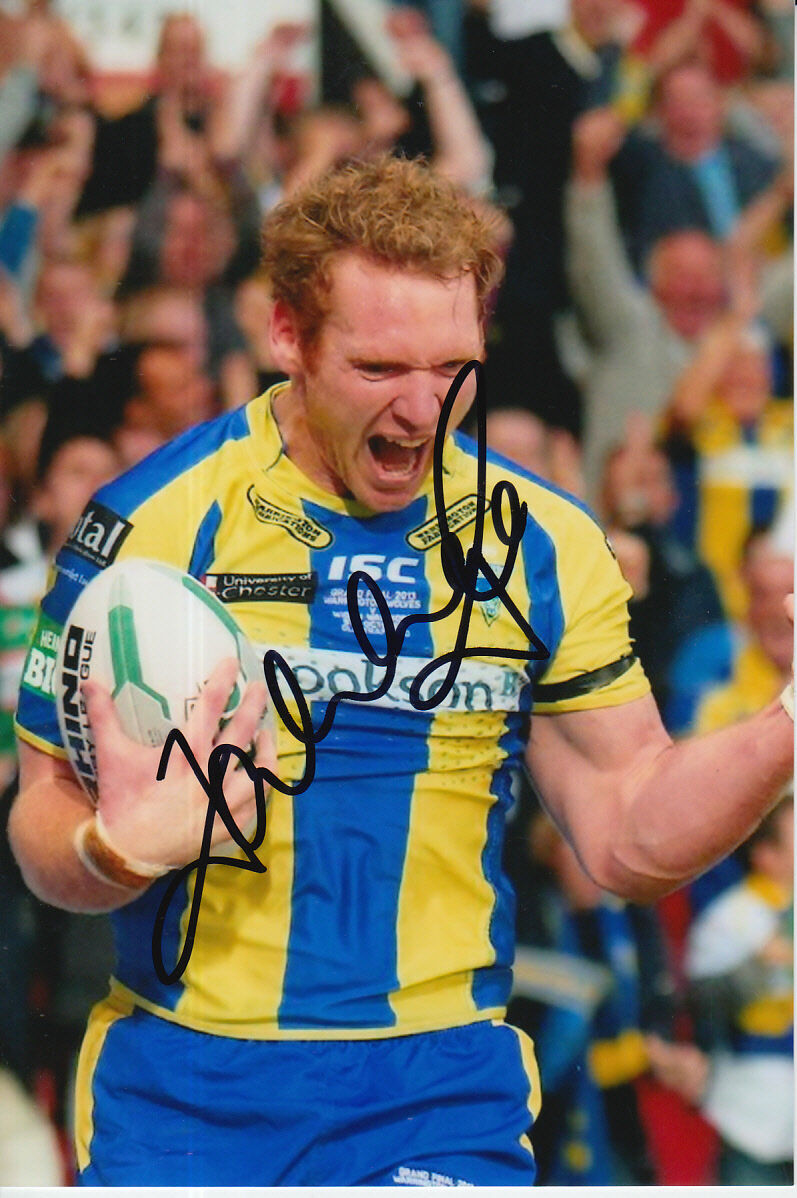 WARRINGTON WOLVES HAND SIGNED JOEL MONAGHAN 6X4 Photo Poster painting 1.