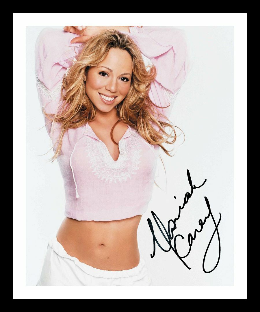 Mariah Carey Autograph Signed & Framed Photo Poster painting 3