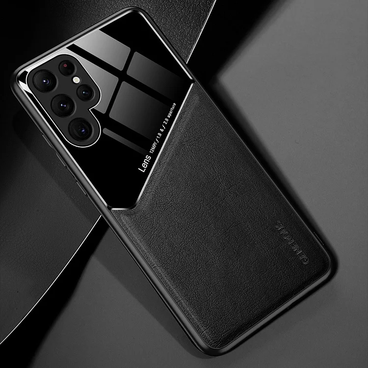 Leather Shockproof Car Magnetic Phone Case For Samsung