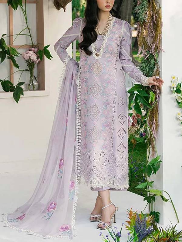 Lace Solid Color Top And Pants Suit
