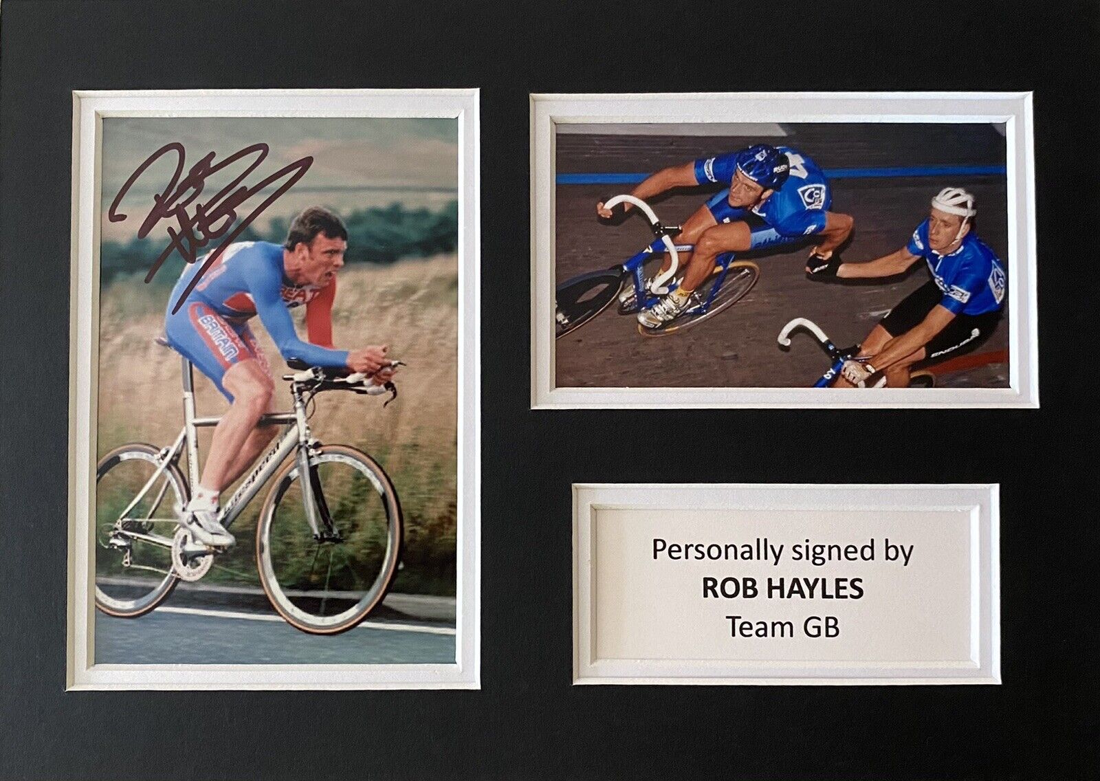 Rob Hayles Hand Signed Photo Poster painting In A4 Mount Display - Olympics - Team GB